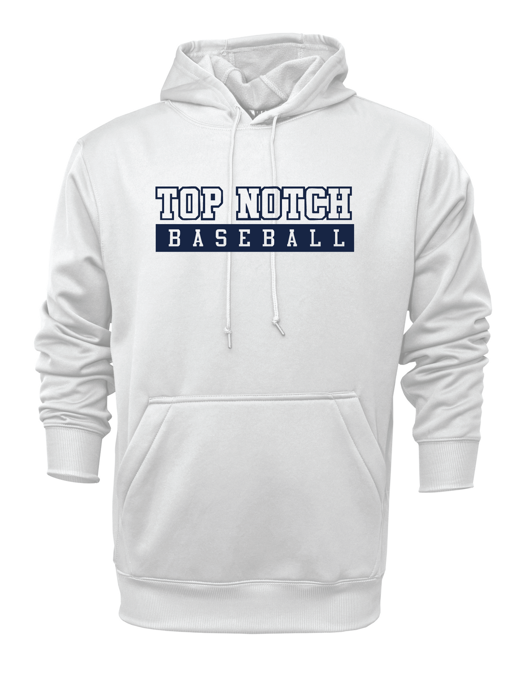 Top Notch Baseball Pullover Hooded Sweatshirt w/ Original Logo w/ Name and Number