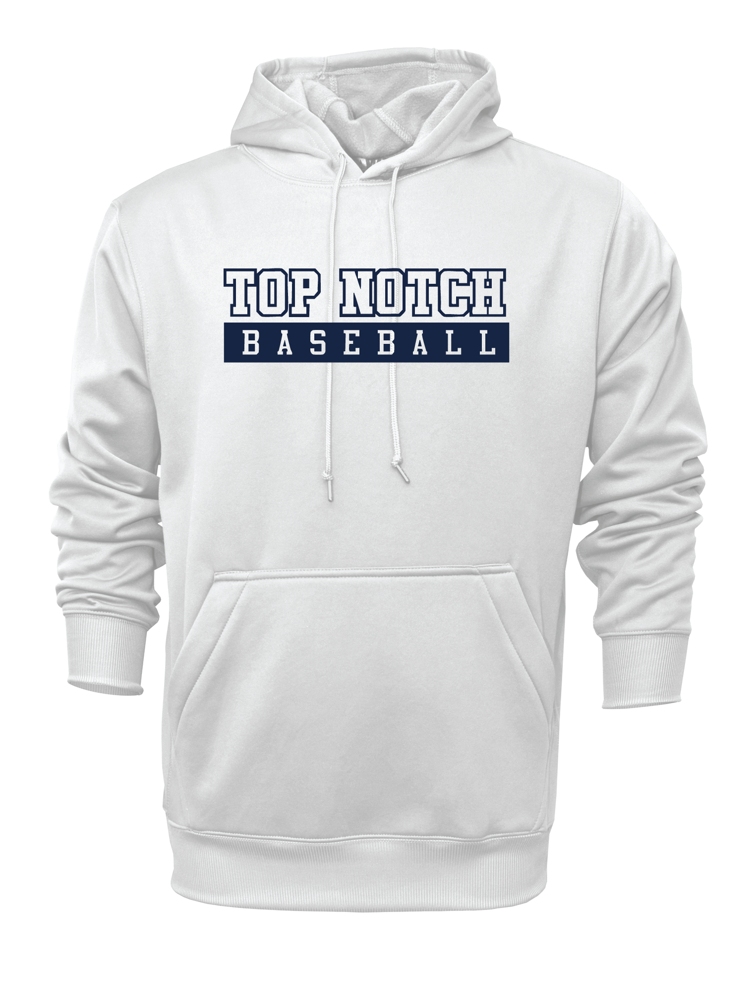 Top Notch Baseball Pullover Hooded Sweatshirt w/ Original Logo w/ Name and Number