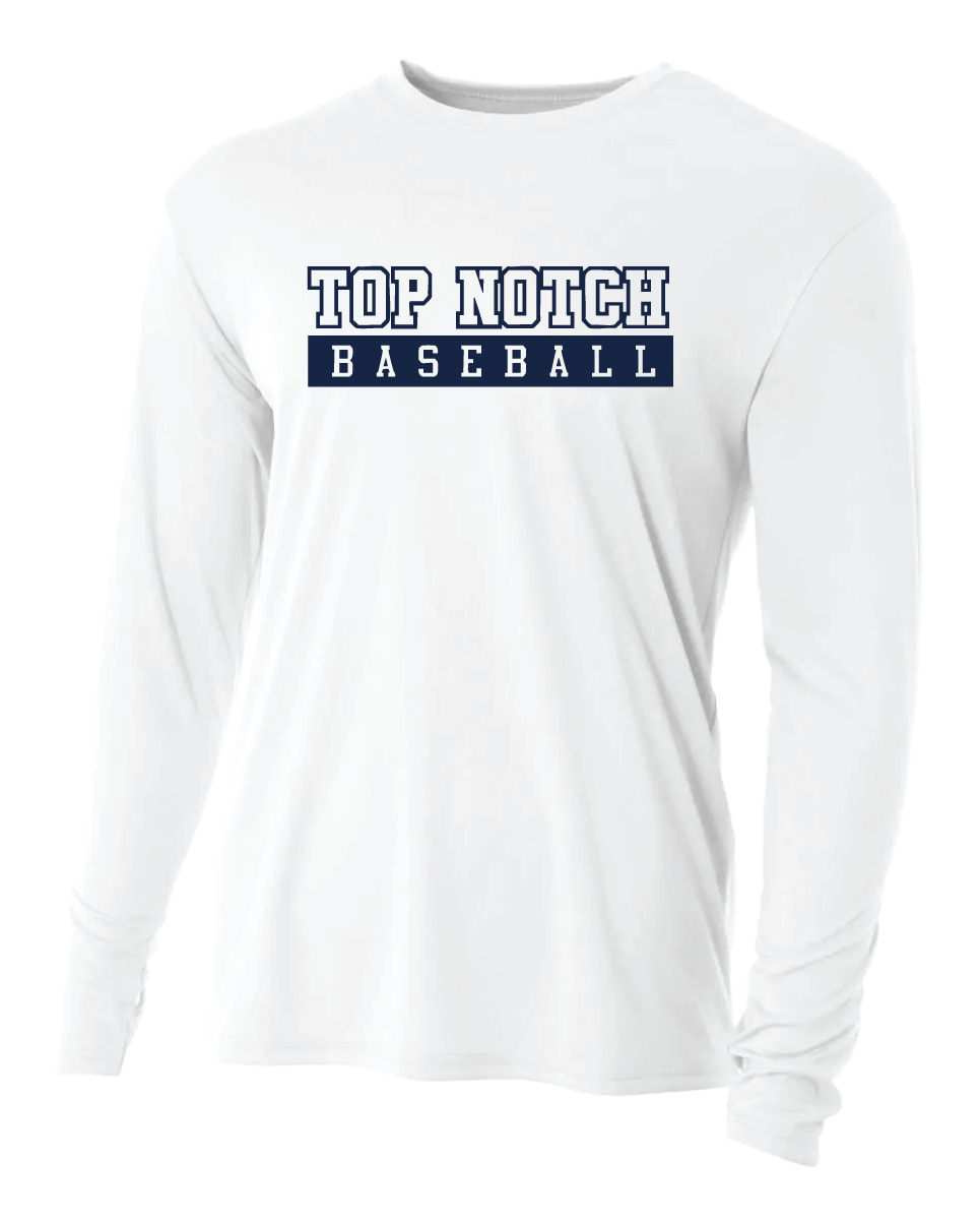 Top Notch Baseball Long Sleeve T-Shirt w/ Original Logo w/ Name and Number