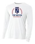 Top Notch Baseball Long Sleeve T-Shirt w/ Baseball Seam Logo