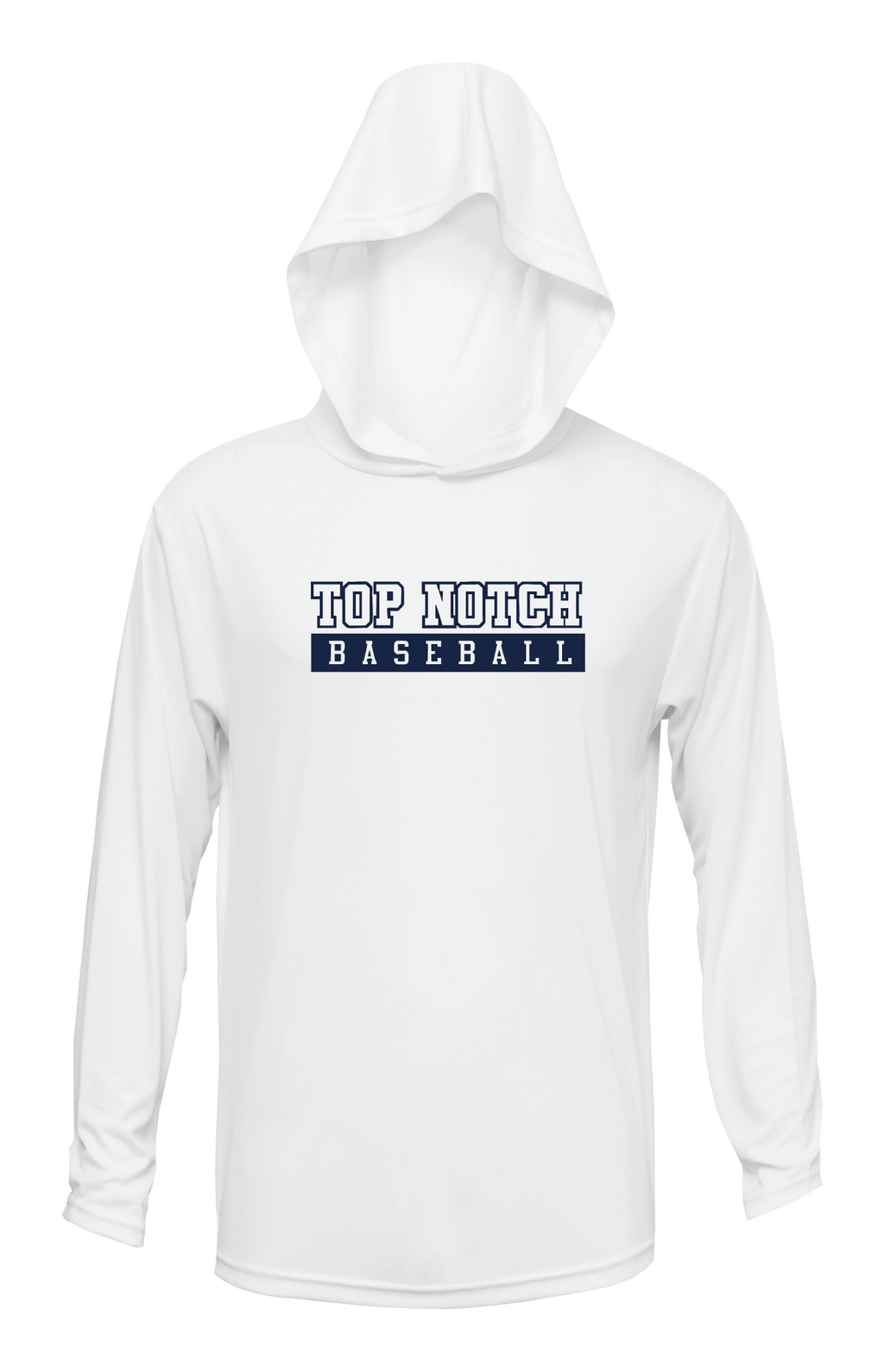 Top Notch Baseball Long Sleeve Hoodie Shirt w/ Original Logo  w/ Name and Number