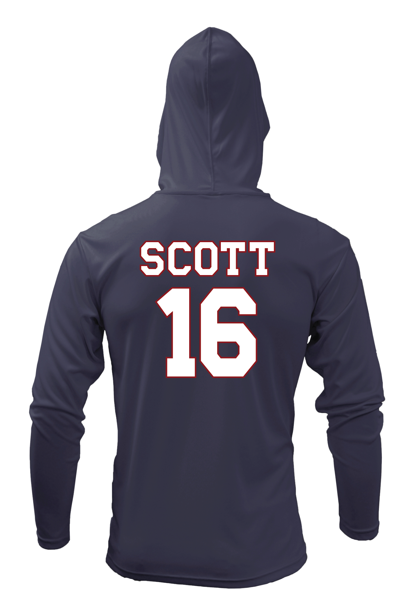 Top Notch Baseball Long Sleeve Hoodie Shirt w/ Original Logo  w/ Name and Number