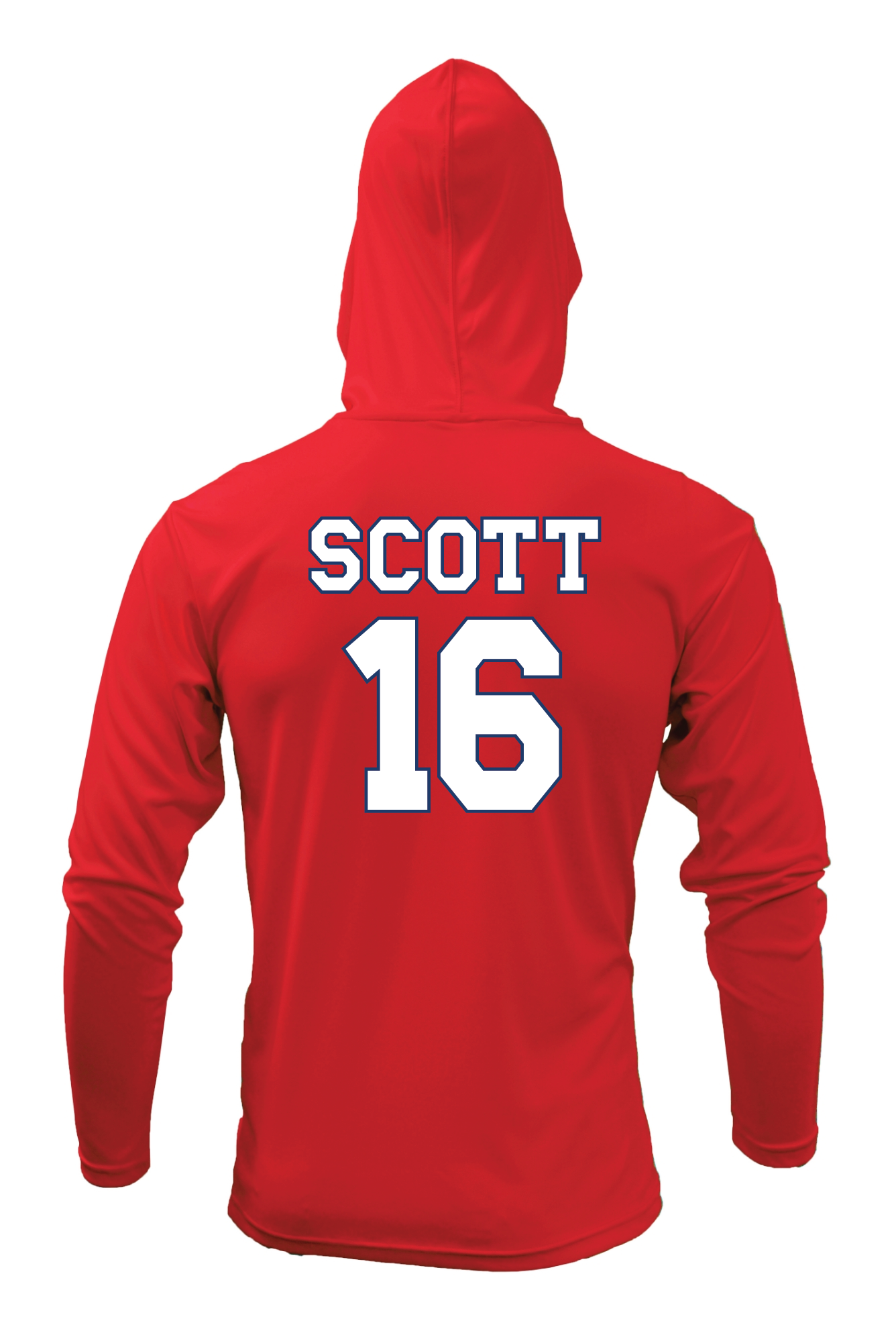 Top Notch Baseball Long Sleeve Hoodie Shirt w/ Original Logo  w/ Name and Number