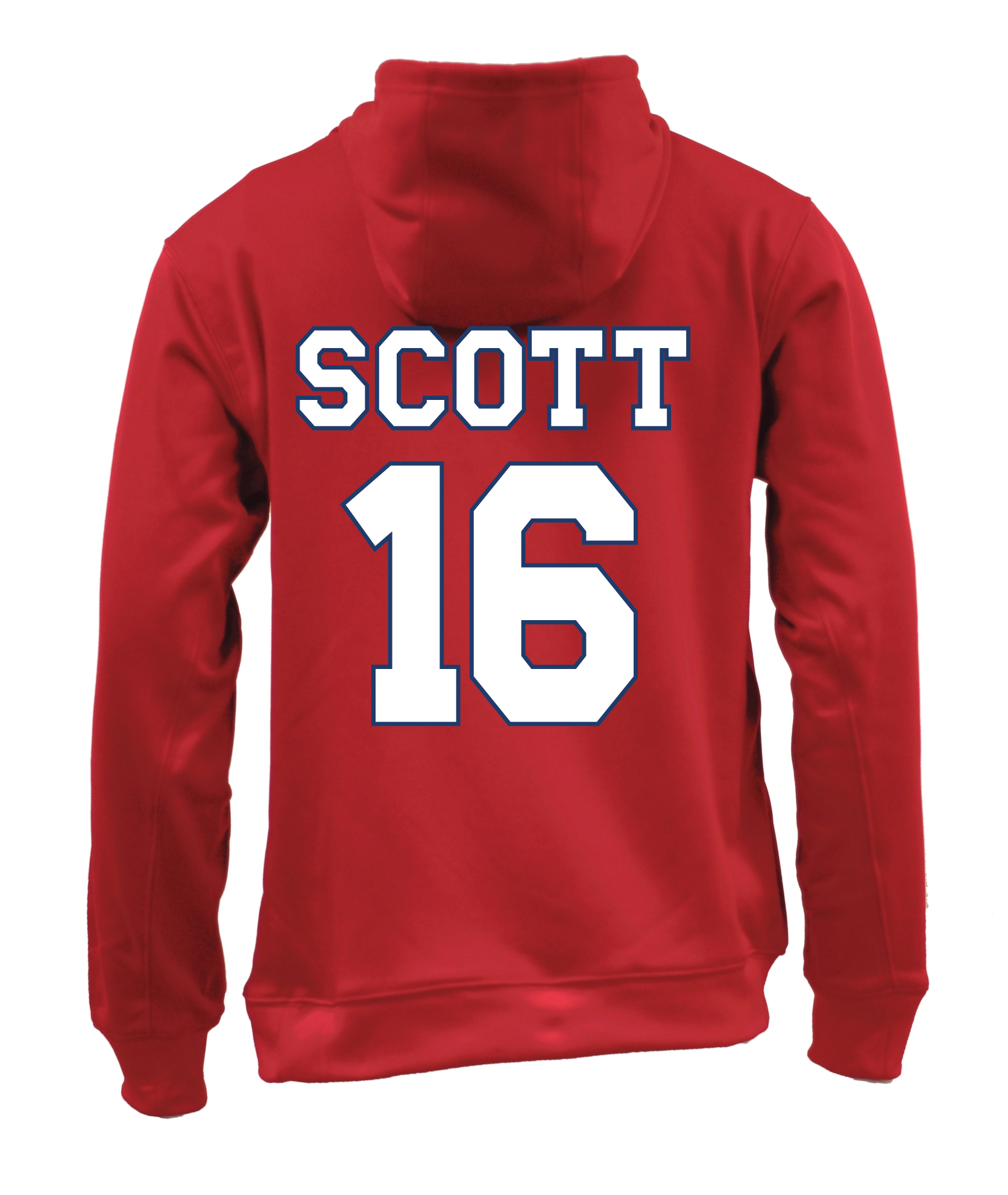 Top Notch Baseball Pullover Hooded Sweatshirt w/ Original Logo w/ Name and Number