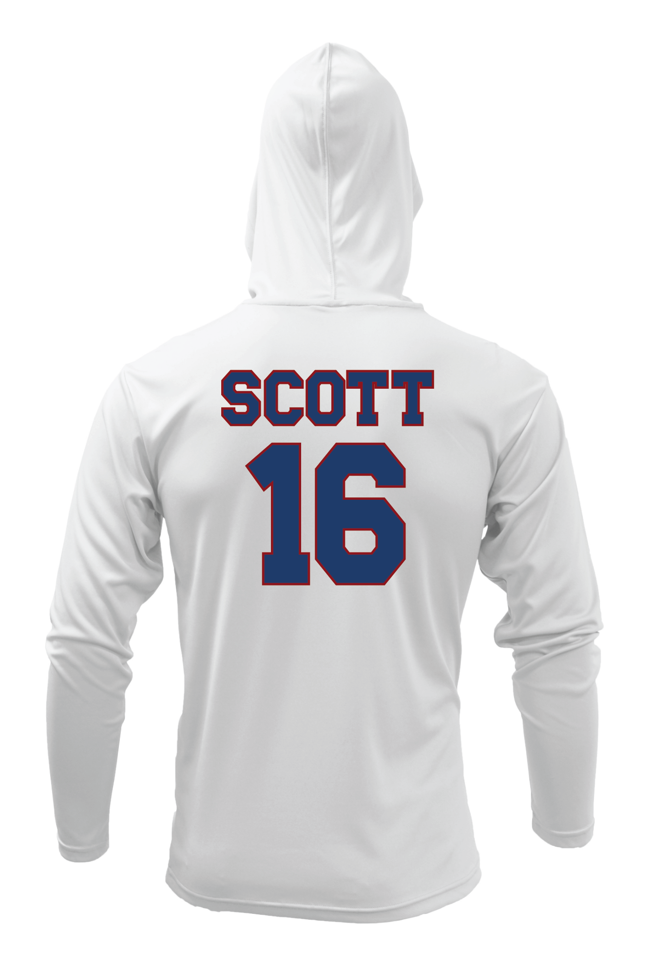 Top Notch Baseball Long Sleeve Hoodie Shirt w/ Original Logo  w/ Name and Number