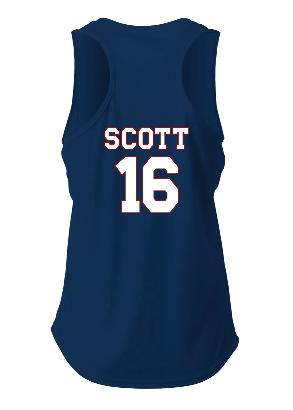 Top Notch Baseball Tank Top w/ Original Logo w/ Name and Number