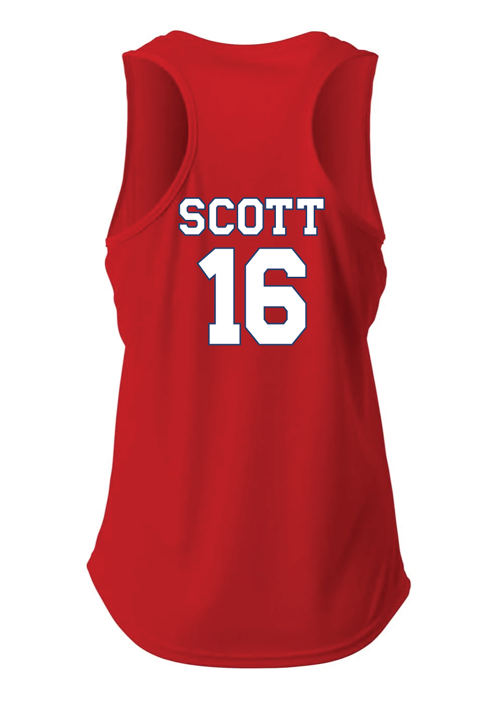 Top Notch Baseball Tank Top w/ Original Logo w/ Name and Number