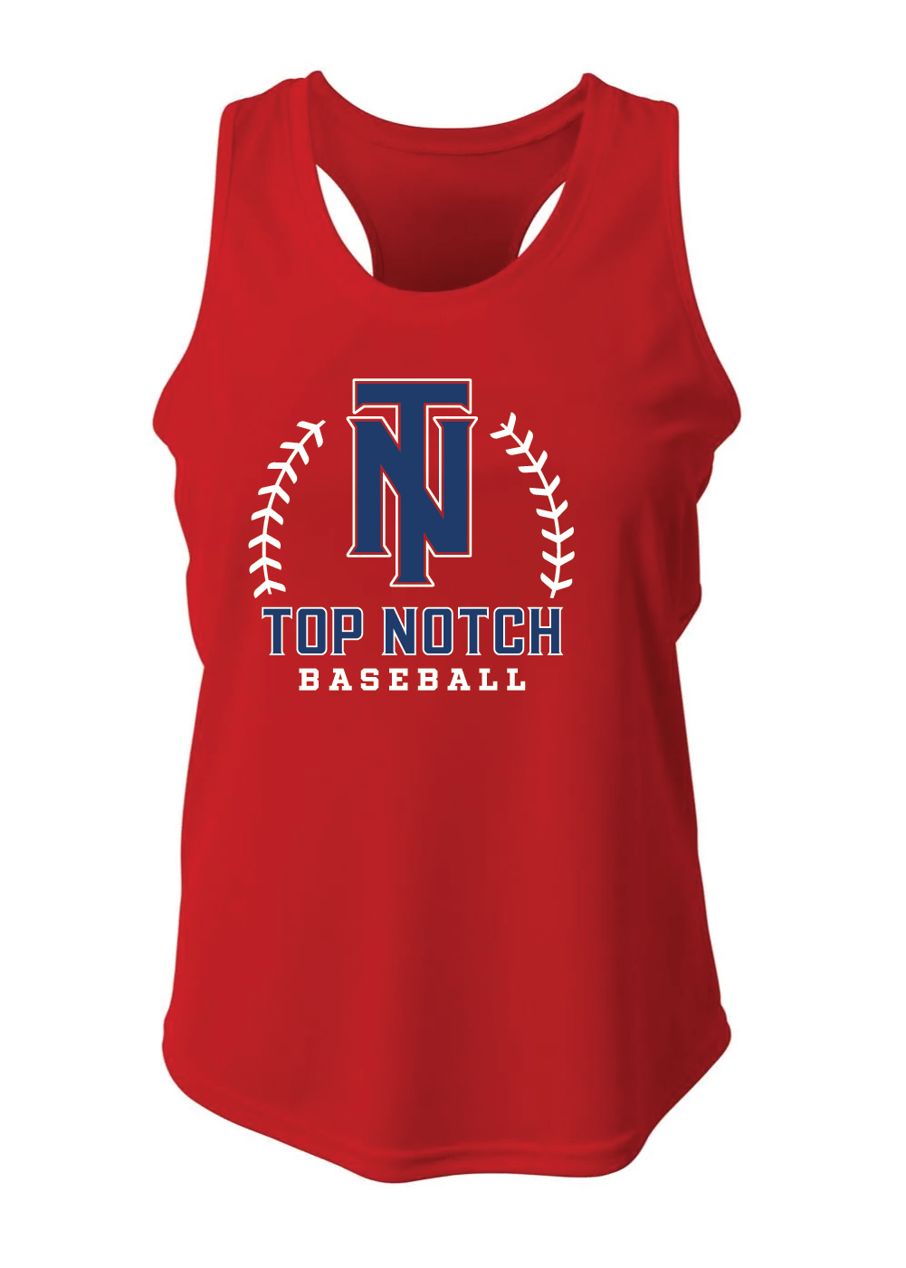 Top Notch Baseball Tank Top w/ Original Logo w/ Name and Number
