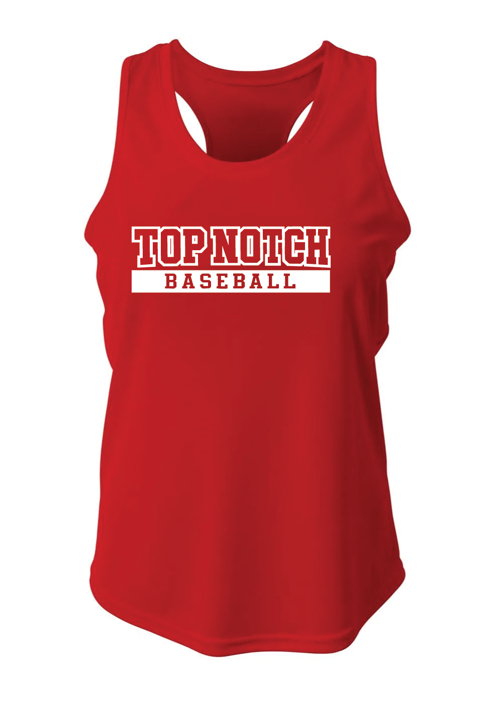 Top Notch Baseball Tank Top w/ Original Logo w/ Name and Number